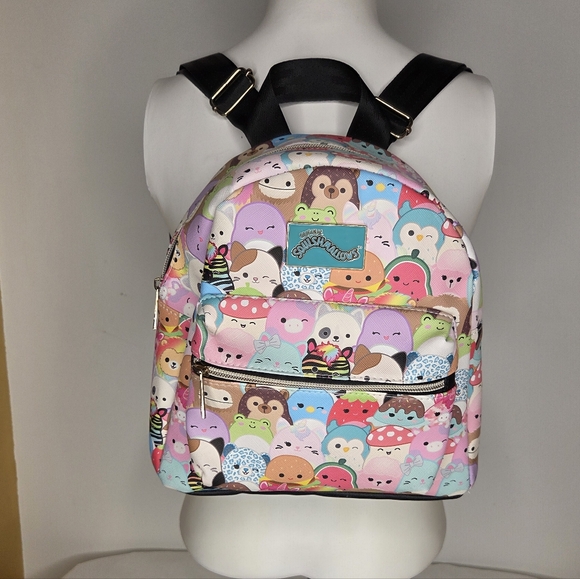 Squishmallows Other - Squishmallows Original - Colorfull Mini Backpack All Over Print